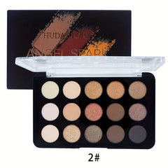 15-Color Eyeshadow Palette Matte Shimmer Finish Enhance Eye Makeup
