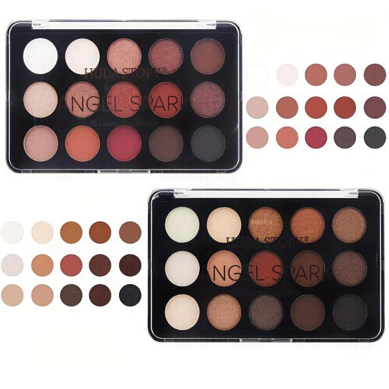 15-Color Eyeshadow Palette Matte Shimmer Finish Enhance Eye Makeup