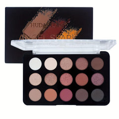 15-Color Eyeshadow Palette Matte Shimmer Finish Enhance Eye Makeup