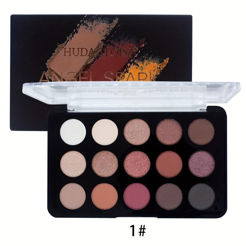 15-Color Eyeshadow Palette Matte Shimmer Finish Enhance Eye Makeup