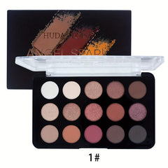 15-Color Eyeshadow Palette Matte Shimmer Finish Enhance Eye Makeup