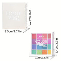 16 Color Eyeshadow Palette Shimmer Matte Finish Halloween Makeup