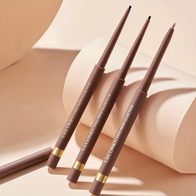 Fine Tip Eyeliner Glue Pen Waterproof Smudge Proof Brightening Makeup Stick