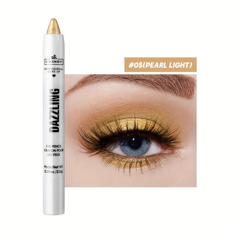 Monochrome Eyeshadow Pencil Waterproof Brightening Stick 12 Colors