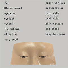 Makeup Practice Panel for Eyeshadow and Tattoo Techniques