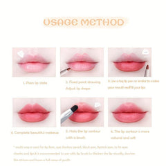 Long Lasting Matte Waterproof Red Lip Liner Lipstick