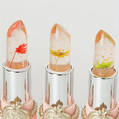 Flower Lip Gloss Crystal Jelly Lipstick Long Lasting Nutritious Lip Balm