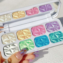 Colorful Eyeshadow Palette Waterproof Sweat Proof Makeup Palette