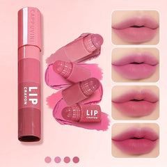 Cappuvini Crayon Lipstick Matte Velvet Long Lasting Waterproof