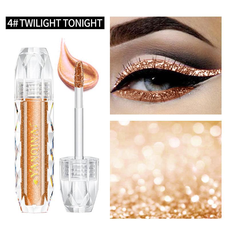 Glitter Liquid Eyeshadow Stick Diamond Blendable Long Lasting Highlighting