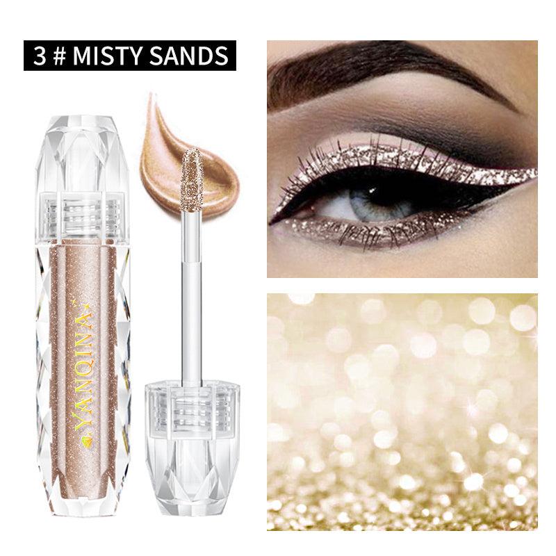 Glitter Liquid Eyeshadow Stick Diamond Blendable Long Lasting Highlighting