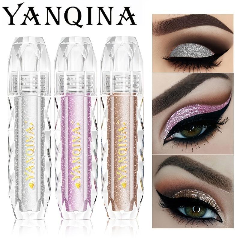 Glitter Liquid Eyeshadow Stick Diamond Blendable Long Lasting Highlighting