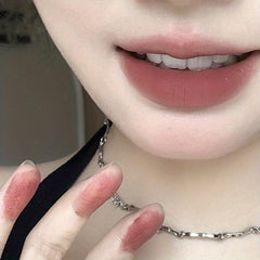 Cloud Chocolate Bear Lip Glaze Matte Velvet Mist Surface Waterproof Lipstick