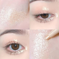 Highlighter Eyeshadow Pencil, Waterproof Smudge Proof Eye Makeup Pen