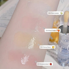 Fruity Water Sense Crystal Jelly Lip Gloss for Moisturizing & Plumping