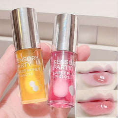 Fruity Water Sense Crystal Jelly Lip Gloss for Moisturizing & Plumping