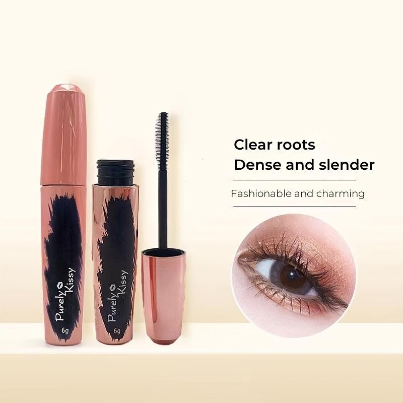 PurelyKissy Waterproof Mascara Thick Curly Long Lasting
