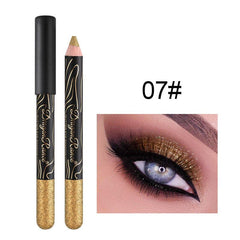 High Shine Diamond Glitter Eyeshadow Pen in Silver/Green