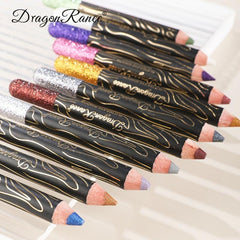 High Shine Diamond Glitter Eyeshadow Pen in Silver/Green