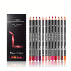 12 Pcs Long Lasting Lipstick Set With Lipliner And Matte Lip Gloss