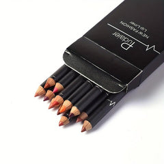 12 Pcs Long Lasting Lipstick Set With Lipliner And Matte Lip Gloss