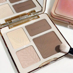 Natural 3D Contouring Palette, Nose Shadow Matte & Brighten Shadow