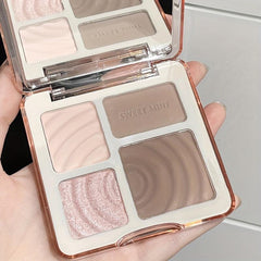Natural 3D Contouring Palette, Nose Shadow Matte & Brighten Shadow