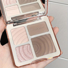 Natural 3D Contouring Palette, Nose Shadow Matte & Brighten Shadow
