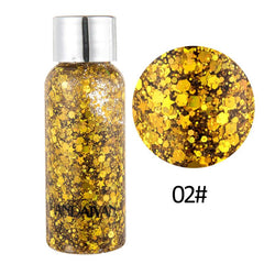 Glitter Eyeshadow Gel 9 Colors Body Lotion Foundation