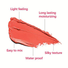 Smooth Blush Cream Stick 3 Matte Contouring Rouge for Nude Makeup