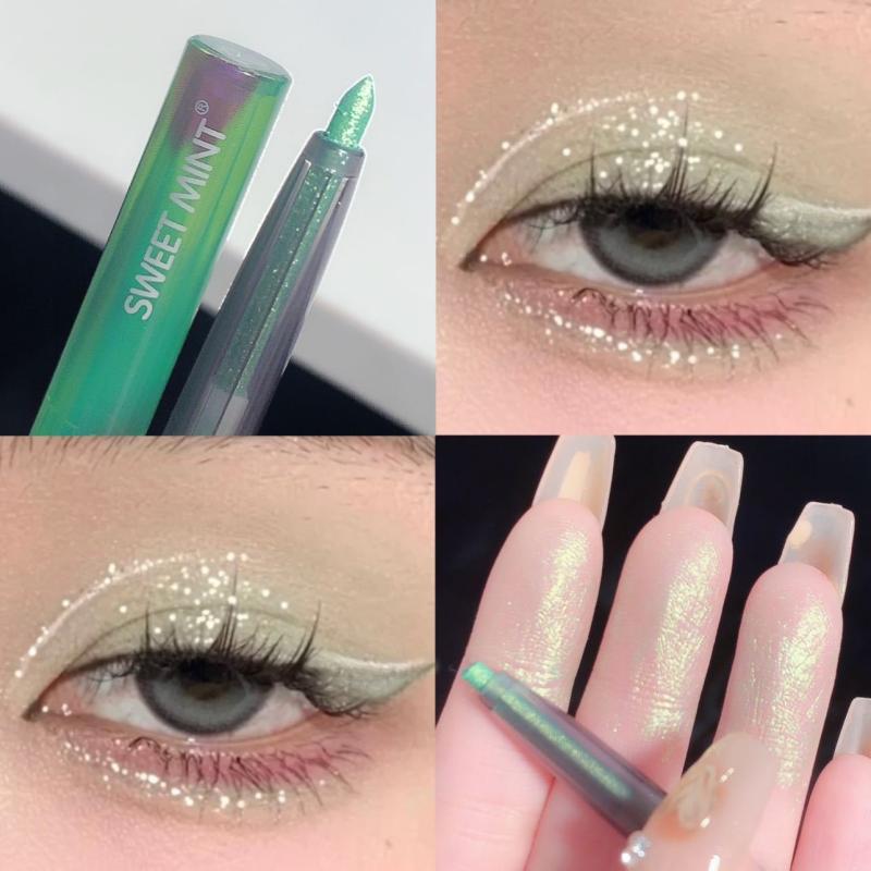 Shimmer Eyeliner Gel Pen Waterproof Smudge Proof 6 Colors