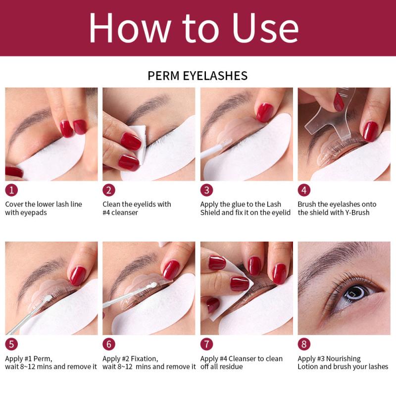 Vegan Lash Lift Perming Kit Eyelash Perm And Tint Set