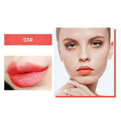Soft Matte Natural Nude Tone Lipstick Long Lasting Waterproof 12 Colors