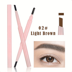 Smudge Proof Double Headed Eyebrow Pencil with Brush