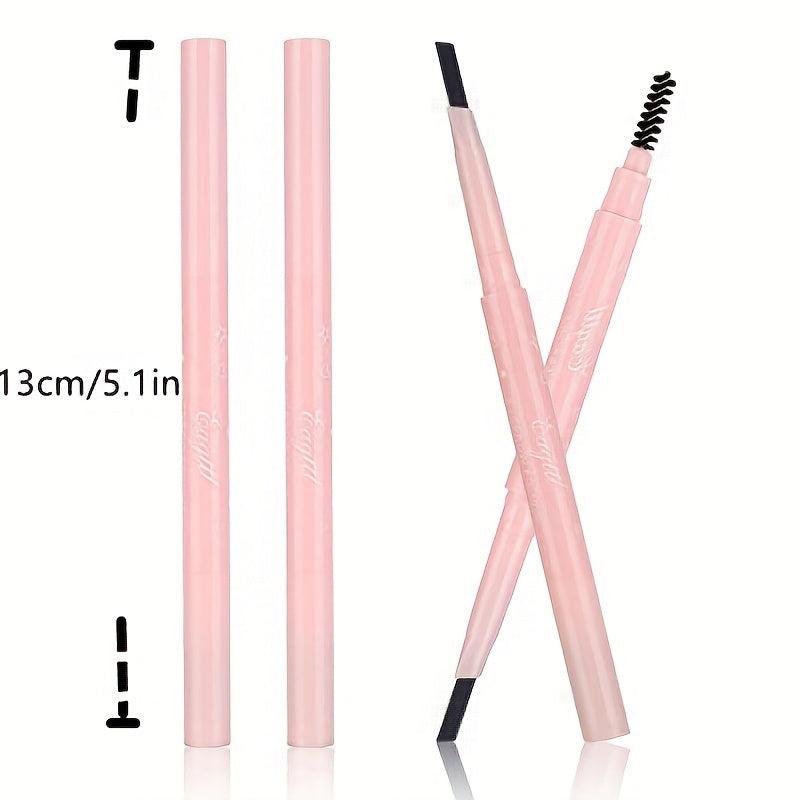 Smudge Proof Double Headed Eyebrow Pencil with Brush