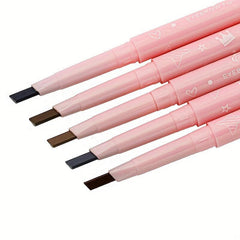 Smudge Proof Double Headed Eyebrow Pencil with Brush