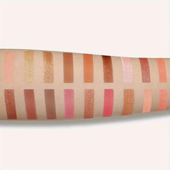 18-Color Chocolate Eyeshadow Palette Matte Glitter Shimmer Metallic Satin Finish