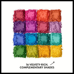 16 Colors Matte Eyeshadow Palette High Pigmented Warm Green Pink