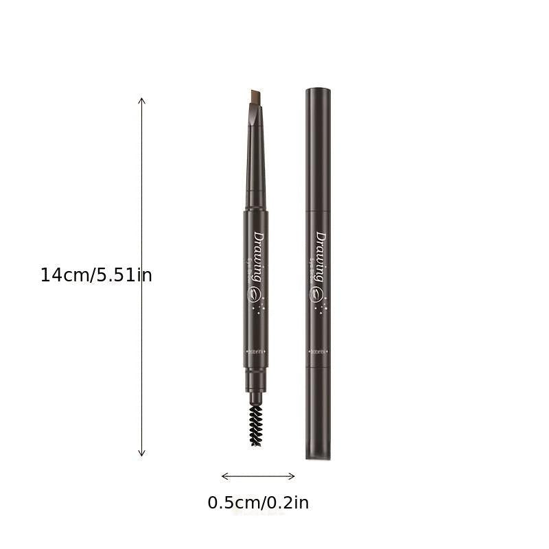 6 Colors Natural Eyebrow Pencil Double Headed Waterproof Long Lasting