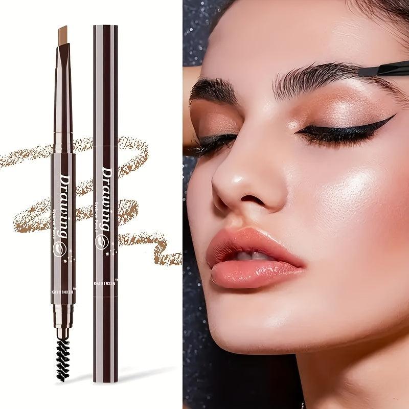 6 Colors Natural Eyebrow Pencil Double Headed Waterproof Long Lasting