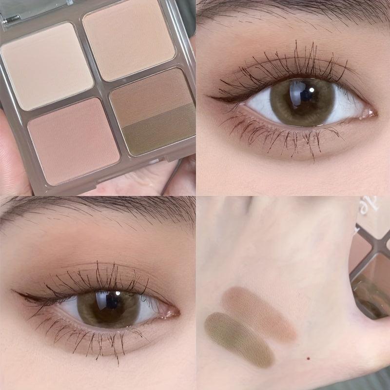 5-Color Soft Matte Eyeshadow Palette with Eye Makeup Primer