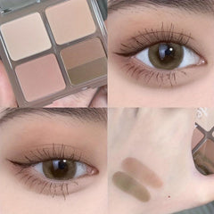 5-Color Soft Matte Eyeshadow Palette with Eye Makeup Primer