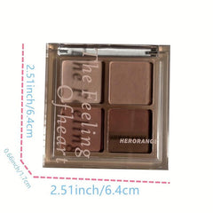 5-Color Soft Matte Eyeshadow Palette with Eye Makeup Primer