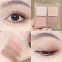 5-Color Soft Matte Eyeshadow Palette with Eye Makeup Primer