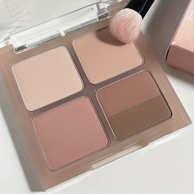 5-Color Soft Matte Eyeshadow Palette with Eye Makeup Primer