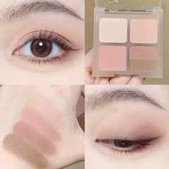 5-Color Soft Matte Eyeshadow Palette with Eye Makeup Primer