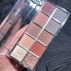 10-Color Eyeshadow Palette Matte & Shimmering Finish