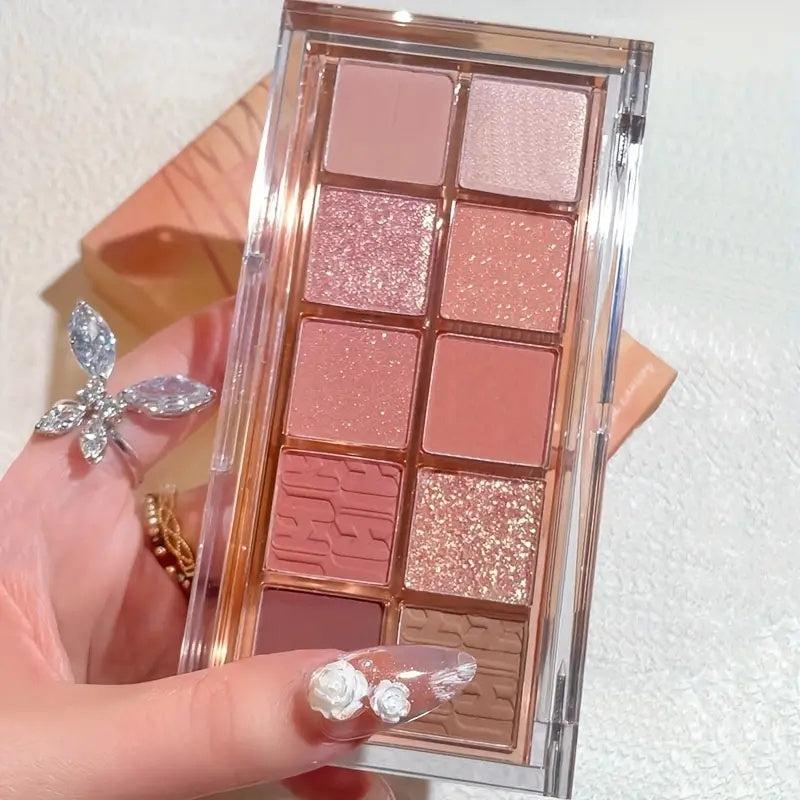 10-Color Eyeshadow Palette Matte & Shimmering Finish