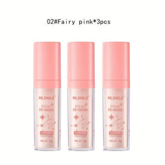 3pcs Fairy Highlighter Powder Set with Pearly Glitter and High Gloss Sequins