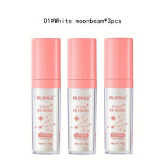 3pcs Fairy Highlighter Powder Set with Pearly Glitter and High Gloss Sequins